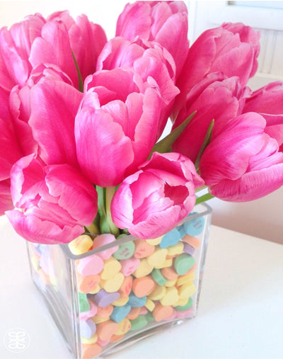 DIY Valentine's Day Centerpiece